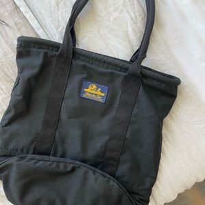 Aime Léon Dore black Canvas tote